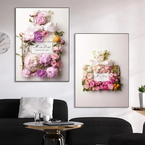 ขวดน้ำหอมดอกไม้สไตล์อาร์ตเดคโคที่ได้รับแรงบันดาลใจจากศิลปะบนผ้าใบภาพ<span class=keywords><strong>วาด</strong></span>แฟชั่นของตกแต่งบ้านทำให้ห้องนั่งเล่นของคุณดู<span class=keywords><strong>โปสเตอร์</strong></span>ที่มีสไตล์เหล่านี้ - Product Image 1