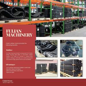 Fabrieksprijs 300X52. 5wx78 <span class=keywords><strong>Rubber</strong></span> Spoor Voor Mini Graafmachine Onderstel Onderdelen Voor Machines Winkels Energie & Mijnbouw - Product Image 6