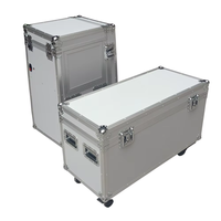 Mode Strong Fabricant Noir Grand mobile Amp rack dj tiroir table en aluminium Canapé flight case avec roues Équipement Audio