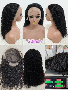 Promotion Letsfly 41,3$ Perruques Lace Frontal Water Wave 18 pouces 13x4 100% Cheveux Humains 180% Densité 9A Cheveux Naturels Vente en Gros 180 grammes - Product Image 3