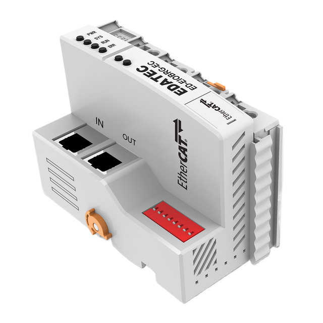 GGDX Chipboard ED-EIOBRG-EC EtherCAT Coupler, 2 x Ports, 65534 Bus Couplers Cascading Dual RJ45 ports (100Mbps)