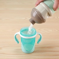 Hoge Kwaliteit Draagbare Babyvoeding Meerdere Box Openingen Granen Cartoon Baby Melkpoeder Doos Waggel Snack Container