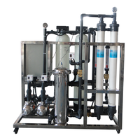 Système de purification d'eau contrôlé par PLC 250L/H avec filtre à membrane d'ultrafiltration Garantie 1 an