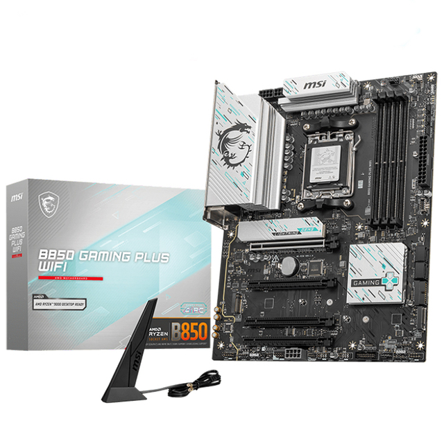 MSI B850 Gaming Plus WiFi and B850M GAMING PLUS WIFI Motherboard, ATX Supports AMD Ryzen 9000 8000 7000 Processors