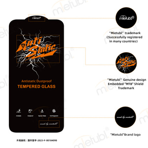 Protector de Pantalla Mietubl, el Más Vendido, Antiestático, de Vidrio Templado para iPhone Duo 18 17 16 15 14 13 Pro Max - Product Image 2