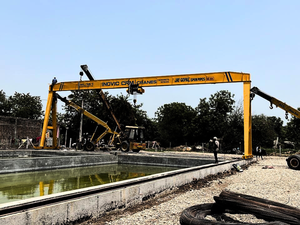 Grúa Goliath de Doble Viga con Polipasto Eléctrico |   Grúa Pórtico para Fábrica y Patio de Trabajo de 1 a 20 Toneladas - Product Image 4