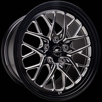Jantes de course BZY-310 Billet REDLINE DRAG PACK forgées, concaves profondes, 15-17 pouces, avec becquet mécanisé pour Corvette