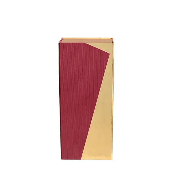 カスタマイズされたファッションハイエンド赤ワインBaijiuゴールドスタンピングロゴ包装ギフトボックス