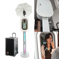 Nouvelle Arrivée 2026 : Machine Photobooth Miroir Magique avec Écran Tactile 13,3 Pouces et Cadre Lumineux LED pour Événements