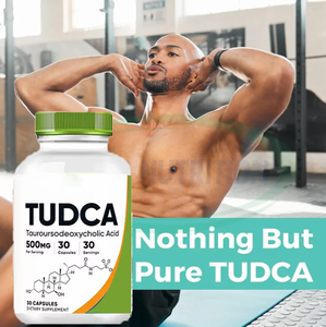 Ausreson OEM Tudca Capsules Vitamine a B12 Prix Supplément énergétique naturel 500mg Foie de boeuf Tudca Capsule pour foie - Product Image 2