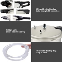 Cuisinière à pression et cuiseur à riz en aluminium de style brésilien pour la maison, compatible induction, écologique
