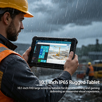 Tablette industrielle robuste de 10 pouces, processeur Intel Celeron, écran capacitif, résistante aux chutes, antichoc, NFC pour entrepôt