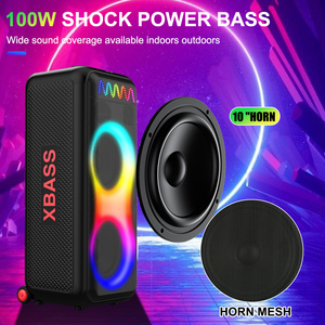 Sing-e ZQS10212 Altavoces de Audio Portátiles para Exteriores de Doble Woofer de 10 Pulgadas y Alta Potencia de 100 W, Fabricados en China, para Fiestas de <span class=keywords><strong>Karaoke</strong></span> - Product Image 6