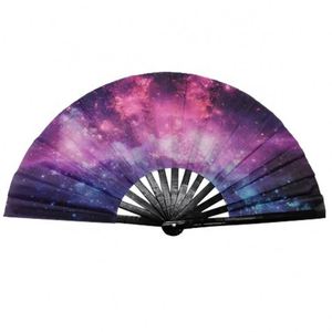 Abanico de Mano Grande de 13 Pulgadas (33 cm), Abanico Plegable Portátil de Bambú, Ideal para Regalos Promocionales - Product Image 4