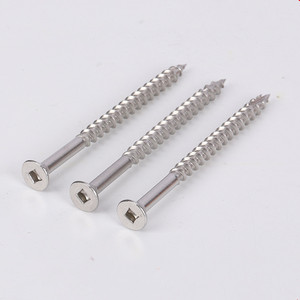 <span class=keywords><strong>Vis</strong></span> à bois autotaraudeuses à tête fraisée à rainure carrée en acier inoxydable pour assembler des <span class=keywords><strong>meubles</strong></span> - Product Image 4