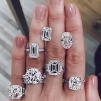 Penjualan Laris Batu Permata Longgar Potongan Cemerlang VVS Berlian Moissanite untuk Perhiasan