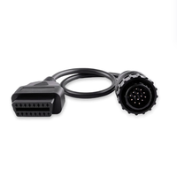 Cable adaptador Premium de 14 pines a 16 pines OBD1 a OBD2 para herramienta de diagnóstico Universal de coche Mercedes Benz