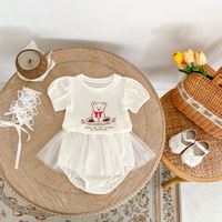 Pijama de algodón OEKO-TEX de marca privada para bebé, con cremallera en forma de media luna, a rayas, para niños, pelele personalizado