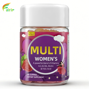Gummies <span class=keywords><strong>multivitamin</strong></span>ées pour femmes en marque privée, certifiées Halal, pour la santé quotidienne et le soutien immunitaire, saveur fruitée - Product Image 1