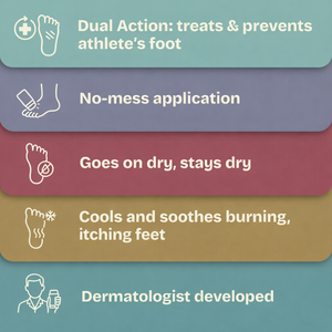 Stick de soin des pieds avec Tolnaftate 1%  <span class=keywords><strong>Tea</strong></span> <span class=keywords><strong>Tree</strong></span> Easy Glide-On Stick <span class=keywords><strong>d</strong></span>'hygiène des pieds  Application sans <span class=keywords><strong>d</strong></span>égâts  OEM Étiquette privée - Product Image 3