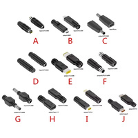 Connecteurs d'adaptateur de prise Jack femelle DC 5.5X 2.1 MM vers DC 7.9 5.5 4.8 4.0 3.5 3.0 2.5 2.1 1.7 1.35 0.7mm adaptateur secteur mâle