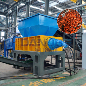 Shredder <b>Machine</b> Wood <b>Tire</b> Double Shaft Shredding <b>Machine</b> Double Shaft Plastic Shredder - Product Image 1