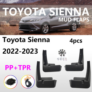 Guardabarros para Toyota Sienna 2021-2024, deflectores de plástico negro para neumáticos delanteros y traseros, para GAC Toyota modelo GR - Product Image 3