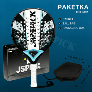 Palas de Pádel de Fibra de Carbono 3K 12K, Forma Redonda, Lágrima, Diamante, Raqueta Personalizada, Venta al Por Mayor de Fábrica OEM - Product Image 3
