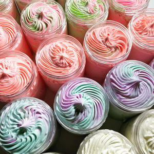 Mantequilla de cuerpo batida de frutas, hidratante, mantequilla de té batida orgánica, mantequilla corporal calmante - Product Image 6