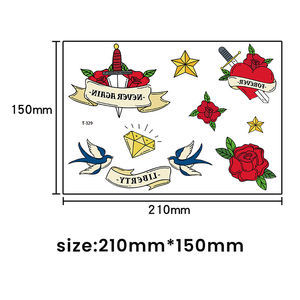 Adesivi Temporanei Impermeabili Luminosi al Buio con Motivi <span class=keywords><strong>Vintage</strong></span>: Gatto, Candela, Rosa, Cuore, Carta Bianca - Vendita all'Ingrosso, Nuovo Arrivo - Product Image 3