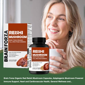 Высококачественный Экстракт Рейши порошок натуральный оригинальный линчжи травяное растение дикий сушеный Ганодерма Lucidum порошок капсулы - Product Image 4