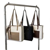 Sac de rangement anti-poussière compressé sous vide en PU, sac à main portable de haute qualité pour les loisirs et les trajets quotidiens