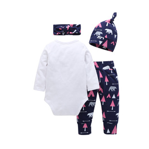Ropa de Invierno al por Mayor para Niños, Trajes de Algodón con Estampados para Bebés Niñas, Pantalones de China - Product Image 2