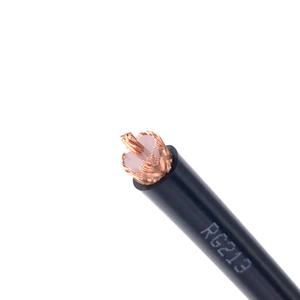 थोक आरएफ कम नुकसान कोएक्सियल सिग्नल केबल वाटरप्रूफ पीपी जैकेट डबल शील्ड Rg213 rg217 नंगे कॉपर कंडक्टर - Product Image 3