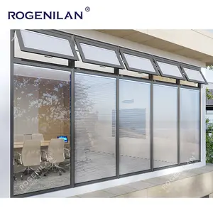 उच्च गुणवत्ता वाली एल्यूमीनियम शामियाना खिड़कियां, निश्चित शामियाना खिड़की, आधुनिक शामियाना खिड़कियां