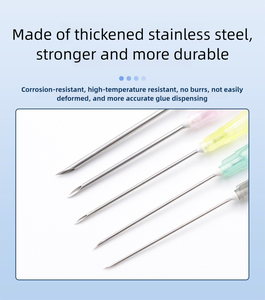 เข็มฉีดยาเข็มสแตนเลสขนาด14กรัม-32กรัมสำหรับใช้ในอุตสาหกรรม - Product Image 3