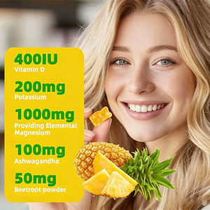 Gummies au potassium et au magnésium les plus vendues, gummies au magnésium pour soulager le stress, pour adultes et enfants - Product Image 5