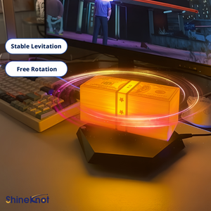 SHINEKNOT Lámpara Nocturna con Diseño de Dólares, <span class=keywords><strong>Gta</strong></span> <span class=keywords><strong>Grand</strong></span> <span class=keywords><strong>Theft</strong></span> <span class=keywords><strong>Auto</strong></span>, Iluminación Ambiental Magnética Giratoria, Adorno de Alta Tecnología - Product Image 2