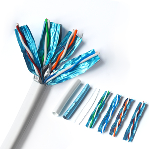 <span class=keywords><strong>สาย</strong></span>เคเบิลทองแดง SZADP Cat7 SFTP 23AWG แบบม้วน 305 <span class=keywords><strong>เมตร</strong></span> ความเร็ว 10Gbps 600MHz ได้รับการรับรองสำหรับการส่งข้อมูลผ่านเครือข่าย - Product Image 5