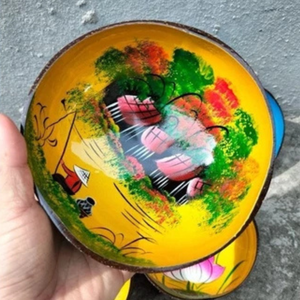 Cuenco hecho a mano clásico de mimbre de ratán ecológico artesanal de Vietnam para uso en restaurantes y hoteles - Product Image 2