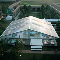 Prix d'usine Tente de mariage Tente transparente en aluminium de luxe Chapiteau de fête transparent pour l'extérieur