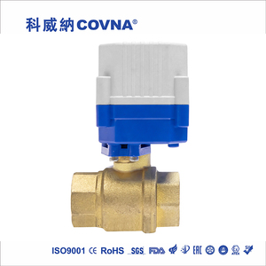 Vanne de régulation de débit d'eau électrique en laiton COVNA série 15N DN20 3/4 pouce 3 voies 12V DC CR2 2 fils à retour automatique - Product Image 2