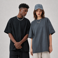 Impression personnalisée de t-shirts, t-shirt en coton lourd 230 GSM, logo personnalisé, vente en gros, échantillonnage rapide en 7 jours, tee-shirt pour homme
