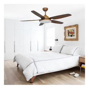 5 Blade 52 inch <span class=keywords><strong>Fan</strong></span> Trần 6 tốc độ <span class=keywords><strong>DC</strong></span> động cơ <span class=keywords><strong>Reversible</strong></span> điều khiển từ xa <span class=keywords><strong>Fan</strong></span> trần ánh sáng với LED ánh sáng - Product Image 1