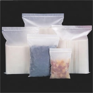 Compostable biodegradable Pla ziplock resealable clothing plastic packaging bags