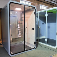 Cabine insonorisée portable cabine de réunion de bureau modulaire cabine de réunion de bureau acoustique privée
