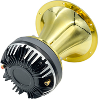 Haut-parleur professionnel MAX 600W, finition chromée résistante aux UV, avec bobine vocale de 2 pouces, tweeter à compression en titane