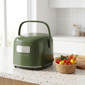 3L Smart Rice <b>Cooker</b> Home-use Porridge With 24H Preset <b>Timer</b> LED Digital Touch Display Modern Touch Interface LED Display - Product Image 1