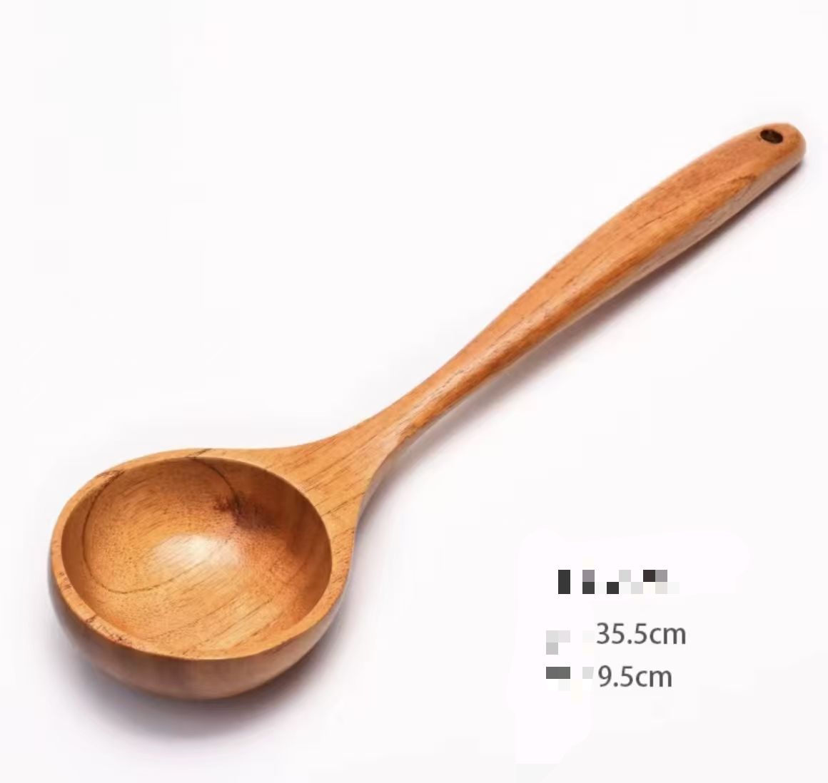 Large wooden soup spoon35.5*9.5cm
