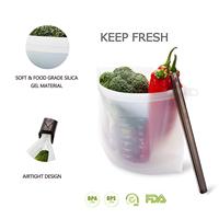 Échantillons Gratuits – Sac Congélateur Réutilisable en Silicone Anti-Fuite 1500ML, Sans BPA, Qualité Alimentaire, Sac de Conservation des Aliments en Silicone